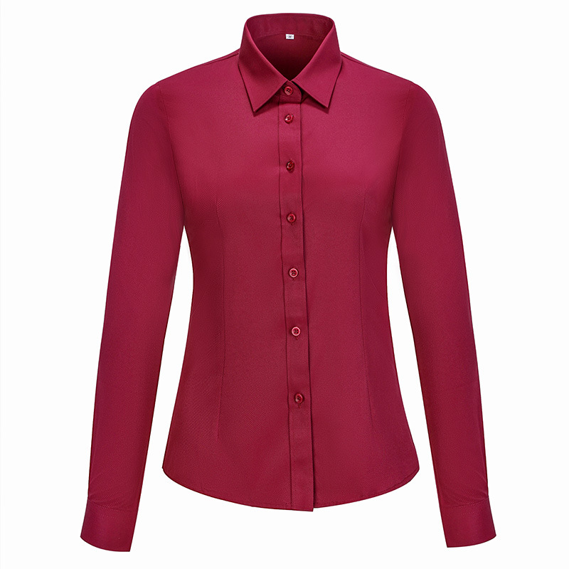 chemise bordeaux (femme)