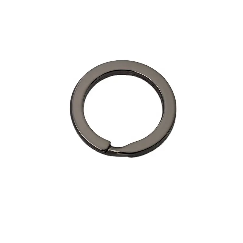 Nolvo Wereld 5 Kleuren 23 Mm Pistool Zwarte Auto Sleutel Platte Split Ring Bulk Tas Accessoires Sleutelhanger O Ring Gespen