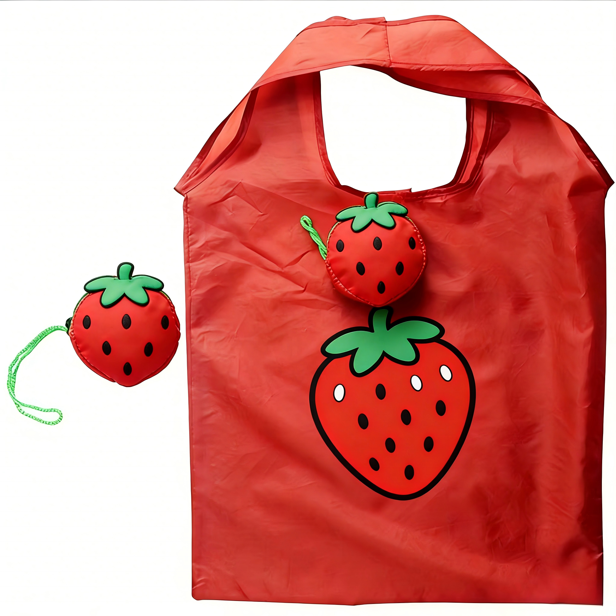 Sac de peluche fraise