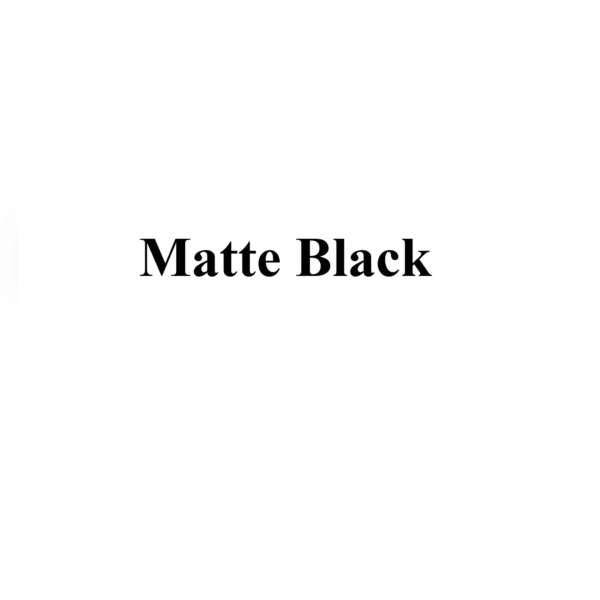 Noir mat