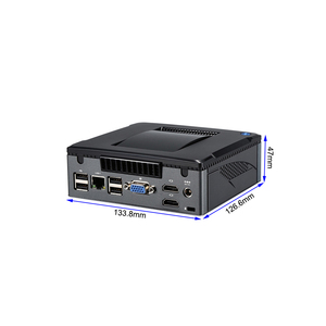 AMD A6 PRO i5 8500BNUCミニPCRadeon R5グラフィックスデスクトップコンピューターHD4K HTPC WiFiType-Cファンキオスク用ミニPC - Product Image 4