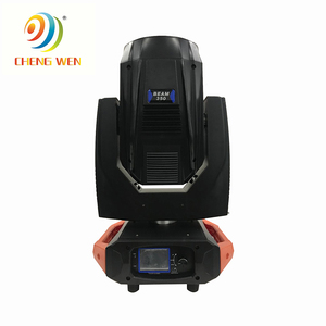 Sahne dekorasyon 2 prizmalar <span class=keywords><strong>16R</strong></span> ışın 330W mobil hareketli kafa ışık ile Waterwave etkisi