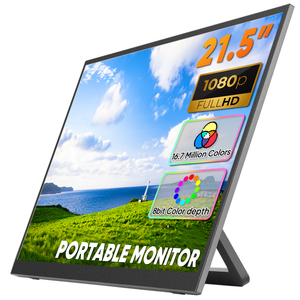 SIBOLAN 21.5インチフルHD 1080P LEDコンピューターモニターVGA 75x75mm VESA LCDモニター60hzリフレッシュレート時間Frameless220cd/m2 HD - Product Image 1