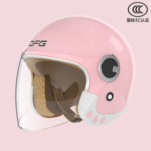 CCC güneşlik ve lens elektrikli bisiklet scooter 3/<span class=keywords><strong>4</strong></span> yarı maruz motosiklet kask