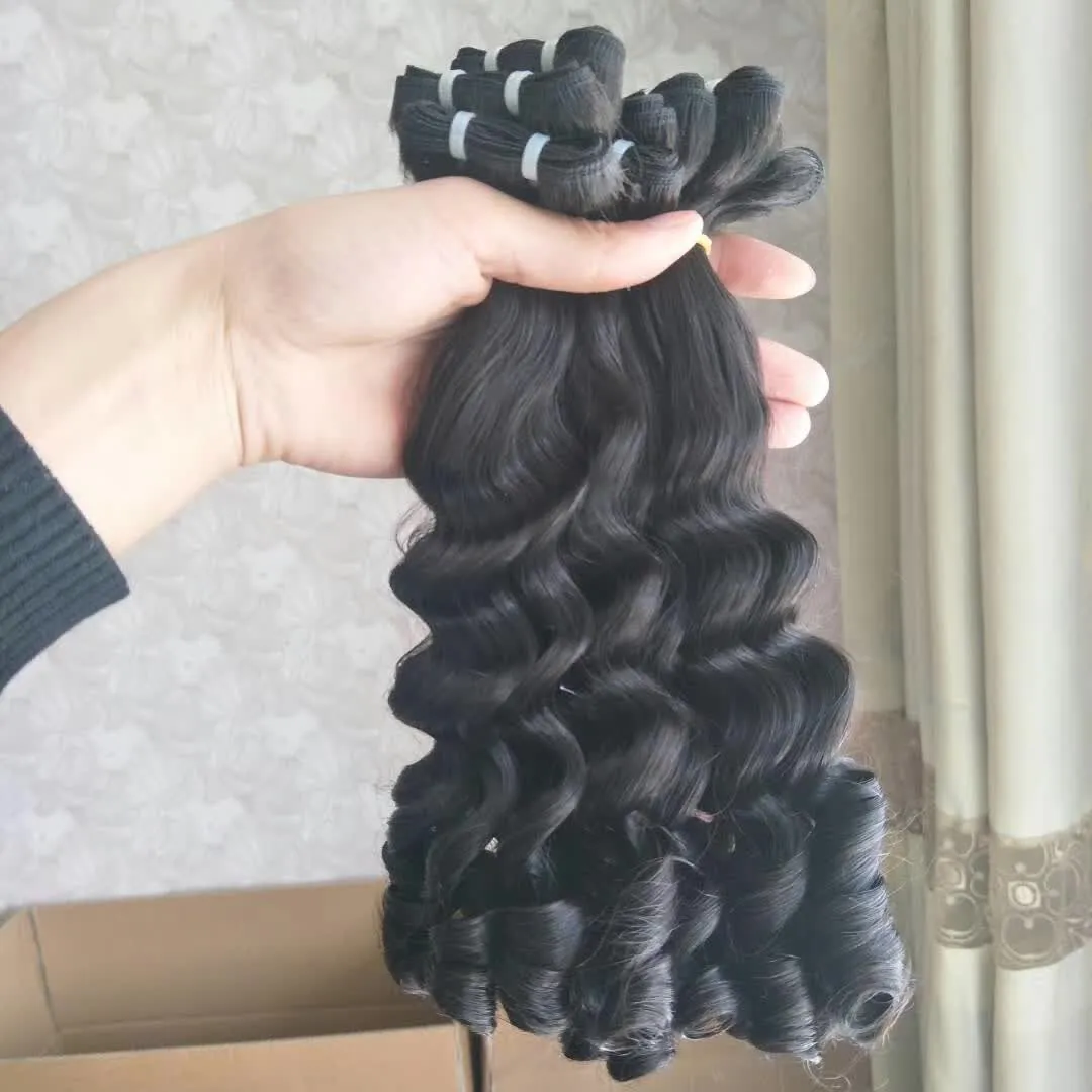 Groothandel Menselijk Haar Bundels Rechte Losse Krullende Diepe Lichaam Water Wave 6a 7a 8a 9a 10a 100% Human Weave Hair Extensions Bundels