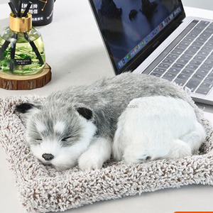 Adorable jouet en peluche Kawaii pour animaux de compagnie réaliste sieste chien peluche paresseux simulé dormir chiot décorations pour voiture - Product Image 6