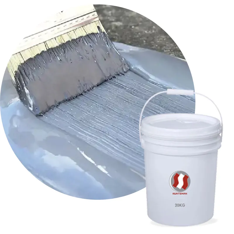 Materiale impermeabile rivestimento in poliuretano Spray a base d'acqua PU impermeabilizzazione per il tetto