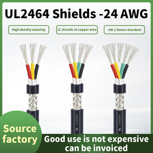 2 3 4 5 6 7 8 9 10 çekirdek çıplak bakır PVC yalıtımlı kontrol hattı sinyal tel 24AWG RVVP koruyuculu kablo - Product Image 2