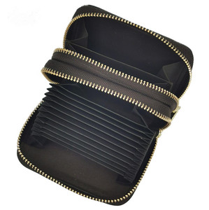 Billetera de cuero de leopardo/serpiente/Croc para mujer, billetera con bloqueo RFID, tarjetero, logotipo personalizado - Product Image 4