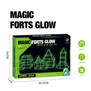 Fort Builder Kit inşaat yapı DIY Set 87 adet kendi Den oyuncak - Product Image 5