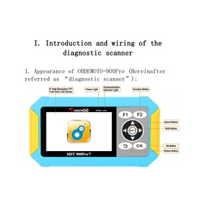 MST-900PROシングルバージョンオートバイECUスキャナーエンジンアナライザーBMWサポートキープログラミングプロ電子 - Product Image 2