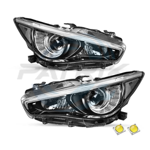 Infinitie araç aydınlatma sistemi, Q50 2014 2008-modelleri için LED farlar farlar OEM tarzı DRL şeritler tak & çalıştır - Product Image 1