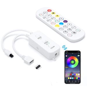 RGB светодиодный контроллер, режим приложения с синхронизацией музыки и ИК-пультом дистанционного управления, совместимость 5V-24V все 4-pin RGB Светодиодные полосы света - Product Image 1