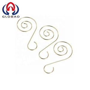 Benutzer definierter langer Edelstahl haken, kleiner Spiral haken Fix Benutzer definierter Feder clip, Draht form feder J Draht haken in Dongguan - Product Image 3