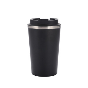 コーヒーカップ304ステンレス鋼二層真空断熱カップクリエイティブカラーカーウォーターカップ - Product Image 1