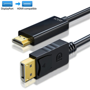 DisplayPort 4K a HDTV Video Cable de audio Puerto de pantalla DP A Adaptador HD para computadora portátil a TV Proyector Monitor - Product Image 1