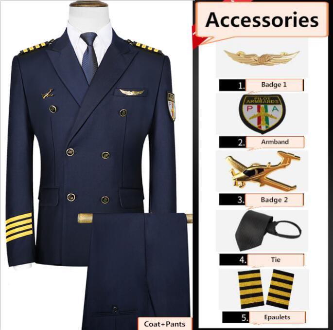 Coat 2+Pants+5 accessories