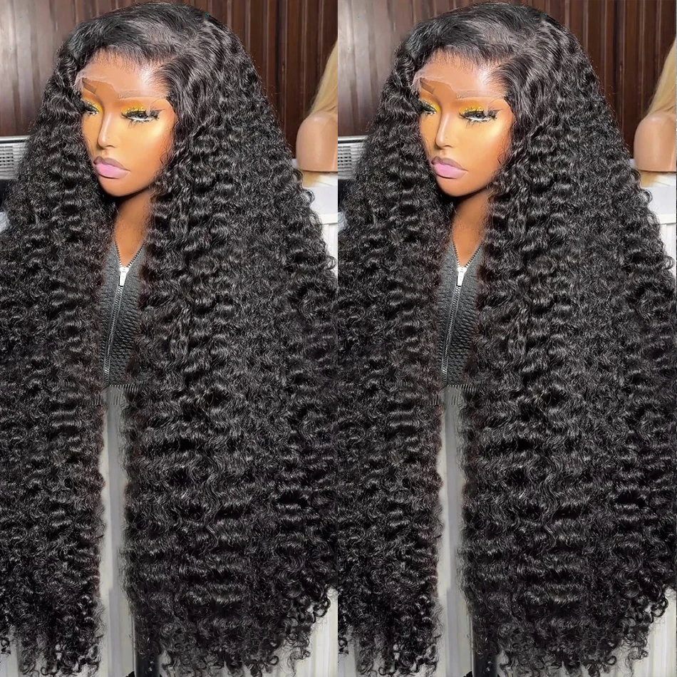 Parrucca di capelli umani ricci crespi
