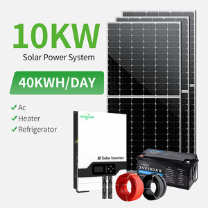 离网太阳能混合能源系统全包<span class=keywords><strong>5Kw</strong></span> 10Kw 20Kw 30Kw家用完整太阳能电池板系统