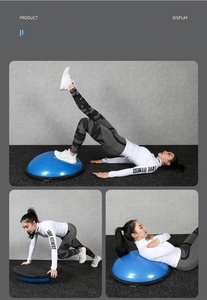 耐用高质量运动健美半平衡球带手柄 - Product Image 3