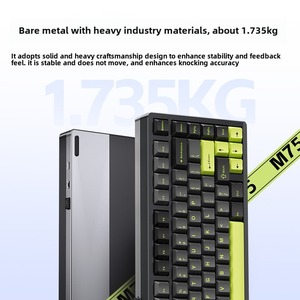 Aula W75 CNC Aluminum Mechanical Gaming Keyboard GASKET <strong>Structure</strong> RGB Backlight 3Mode for <strong>Computer</strong>/Desktop/PC/Laptop - Product Image 3