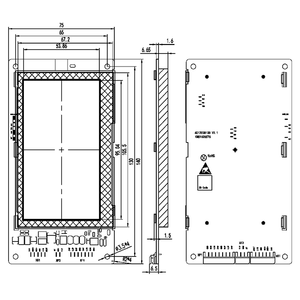 OEM Лифт Cop Lop дисплей 4,3 дюймов TFT ЖК-дисплей Лифт TFT светодиодный дисплей - Product Image 5