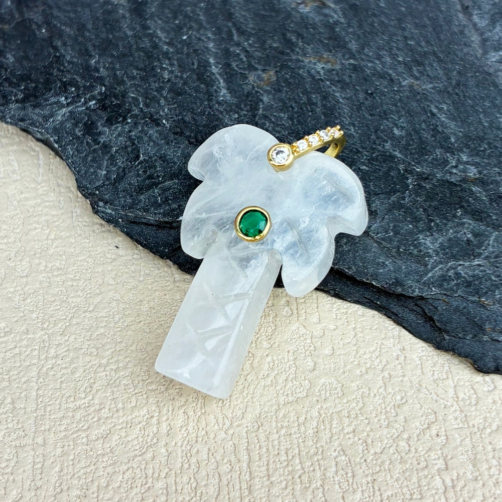 White crystal - gold