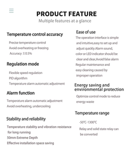 Thông minh TX2-H 48*96 <span class=keywords><strong>LED</strong></span> hiển thị lò điều khiển nhiệt độ 100-240VAC/DC cung cấp điện ABS Chất liệu PID điều khiển nhiệt độ - Product Image 3
