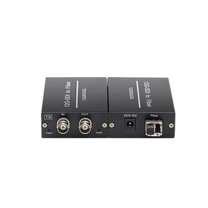 12G SDI convertidor de fibra óptica SDI extensor LC transmisor y receptor, SMPTE ST 2082-1 4K/UHD transceptor de transmisión de vídeo - Product Image 5