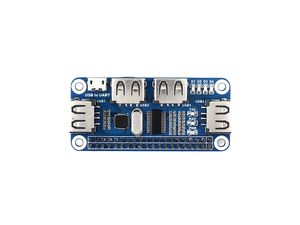 Waveshare Raspberry Pi Zero WH pacchetto D Kit di sviluppo con HUB USB HAT adattatore di alimentazione Micro SD Card - Product Image 5