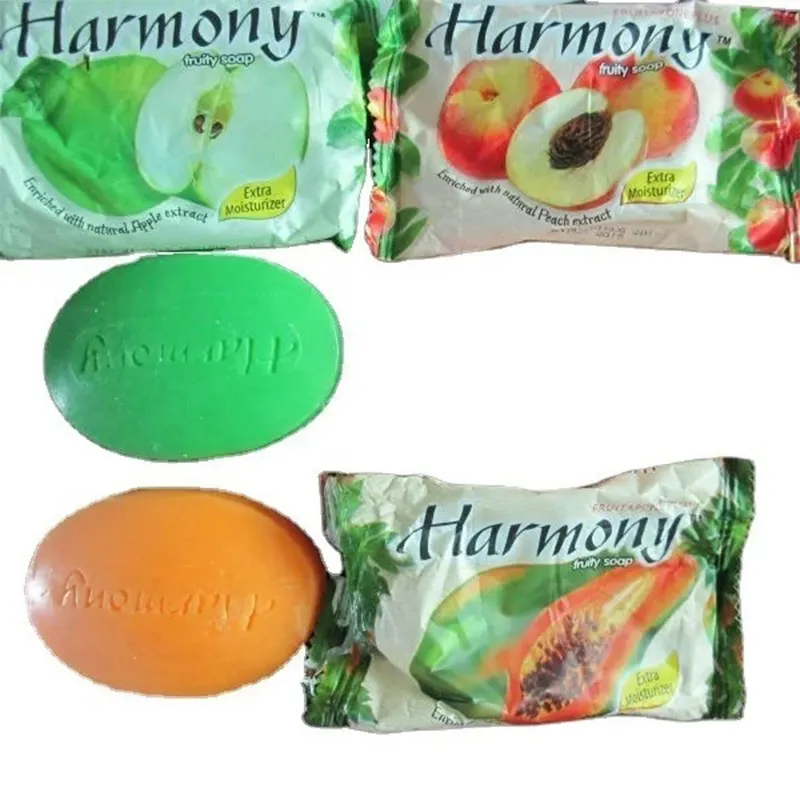 Гармония фруктовое мыло, кусок винограда, 70 г | Индонезийского происхождения | Дешевое популярное травяное прозрачное мыло с стойкими ароматами