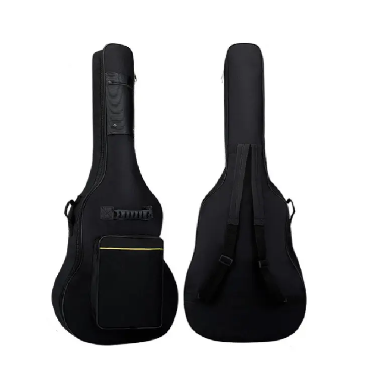 Chống Nước Dày 5Mm Pad Mềm Gig Bìa Dây Đeo Đôi 600D Oxford Guitar Trường Hợp