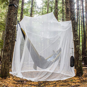 Mosquitera plegable cuadrada de poliéster portátil para dormitorio al aire libre y uso de viaje para verano - Product Image 2