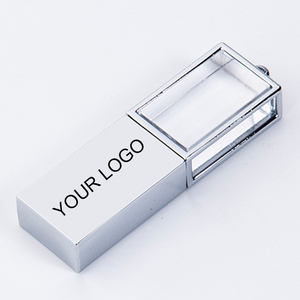 カスタムロゴCrytal 2.0スティック4gb 16gb Usb 3.0 Pendrive 8gb <span class=keywords><strong>OEM</strong></span> 3DロゴガラスUsbフラッシュドライブ