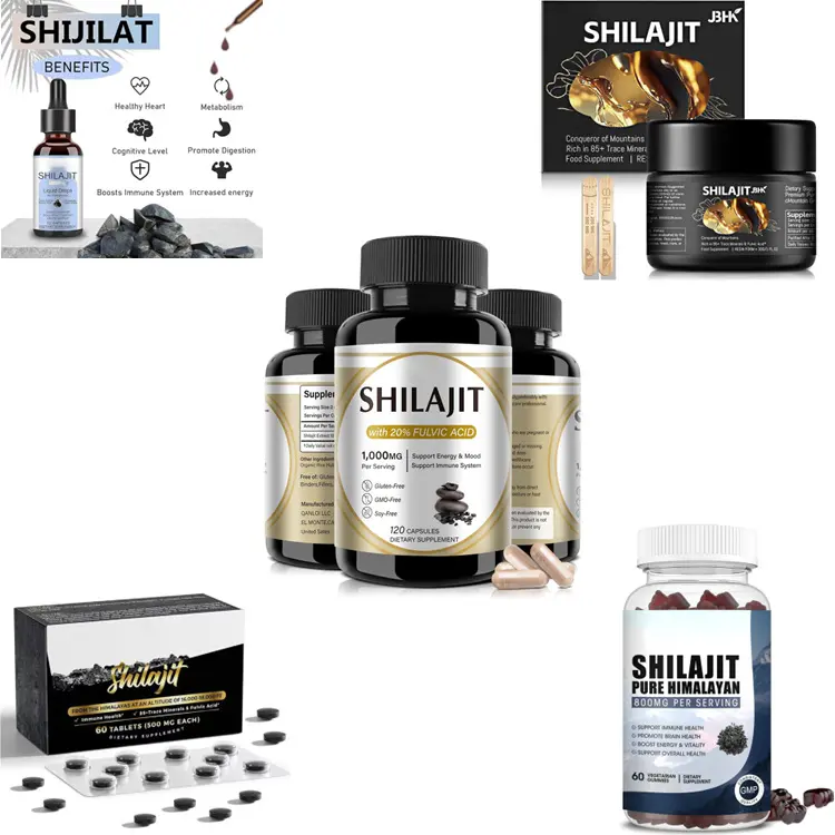 OEM Shilajit Herbal Extract 90 Pure Capsule Or Liquid Which Is Better