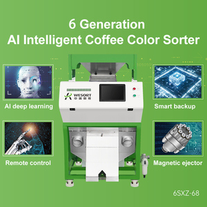 Clasificador de color de granos de café WESORT: máquina clasificadora óptica de granos de cacao personalizada para procesamiento de alimentos - Product Image 3