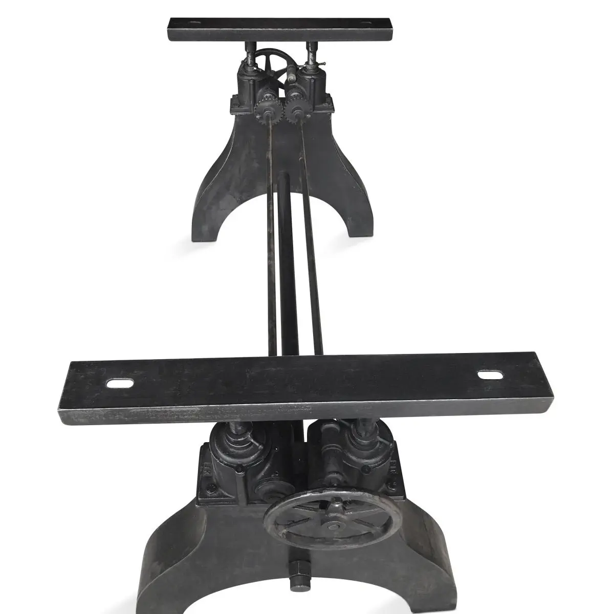 Patas de mesa ajustables de hierro fundido de escritorio de pie de acero al carbono de alta resistencia con manivela