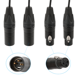 CAMVATE Cable de salida de entrada de Audio de 10 pines macho 4 XLR 3 pines para Atomos Shogun/Inferno Monitor grabadora PVC chaqueta trenza DIN - Product Image 6