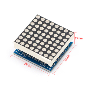 MAX7219 Punkt matrix modul Mikrocontroller-Modul Anzeige modul Fertigwaren, Kann für die Arduino-Programmierung zusammen sein