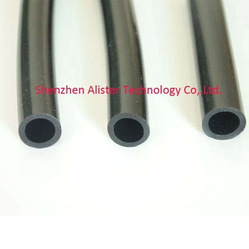 Fabbricazione e tubo flessibile in gomma siliconica resistente al calore personalizzato 22*16MM tubo flessibile in Silicone nero per uso alimentare