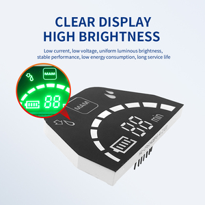 Fabbrica di alta qualità a forma personalizzata Display a LED per veicoli elettrici cruscotto per auto Display LCD 7 segmento Display a Led - Product Image 3