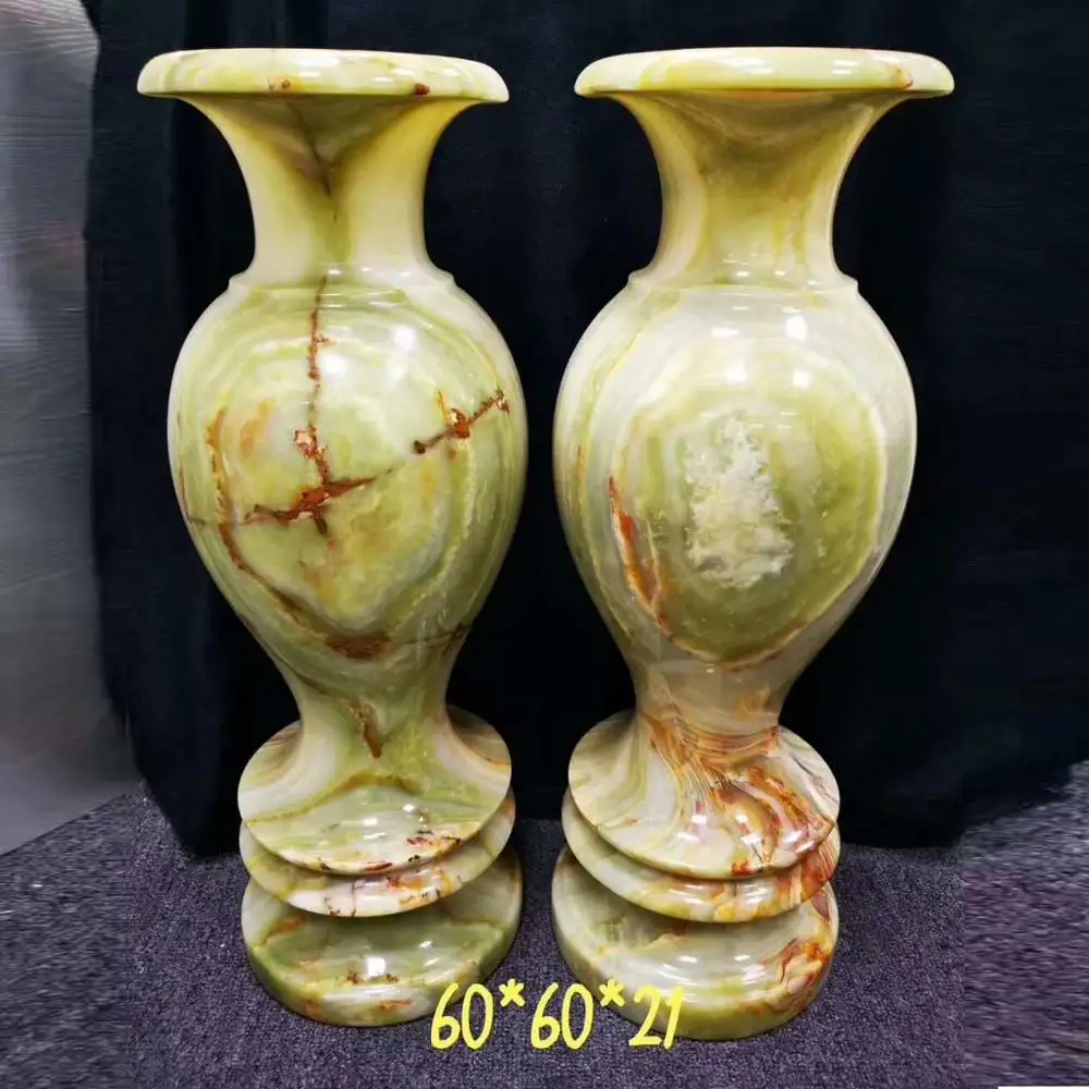 Vasos onyx, vasos de pedra