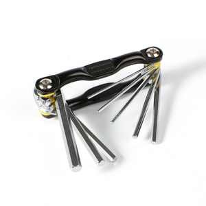 Qixin OEM <strong>8PC</strong> Bicycle Tool Set Hexagon Spanner Folding Tools <strong>Hex</strong> <strong>Key</strong> Wrench Metric Allen <strong>Key</strong> Set - Product Image 1