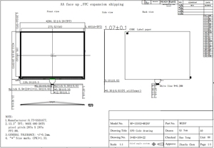 หน้าจอหมึก SPI E ขนาด13.3นิ้วสีดำสีขาวสีแดงสามสีความละเอียด960x680หน้าจอแสดงผล E-Ink ขนาดใหญ่ - Product Image 5