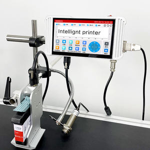 Digitale in linea datario stampante a getto d'inchiostro a due testine di stampa scatola di cartone ondulata macchina da stampa - Product Image 1