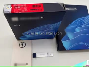 Win 11 Pro 64 Bit USB Oem Professional Key License Box Win 11 Versión completa Win11Pro Fpp Licencia compatible con Mac y Linux