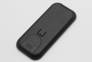 Individuelle schwarze 4-Taste-Silikon-IR-Fernbedienung mit für NEC-Code