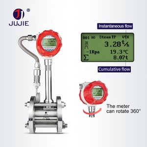 Pengukur Aliran Gas, Pengukur Aliran Udara Kompresi Oksigen Aliran Akurasi Tinggi, Pengukur Aliran Gas Vortex 4-20mA - Product Image 4