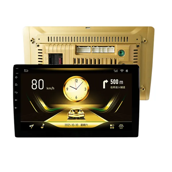 Android 13 2 Din araba multimedya evrensel 9 inç dokunmatik ekran DVD OYNATICI araba Stereo radyo