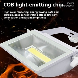 展示用ロングアームスポットライトブース調光可能トレードショーアームライト20w 30w 70w LEDエキシビションライトAU/US/UK/EUプラグ付き - Product Image 5